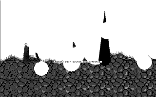 Pommitus atari screenshot